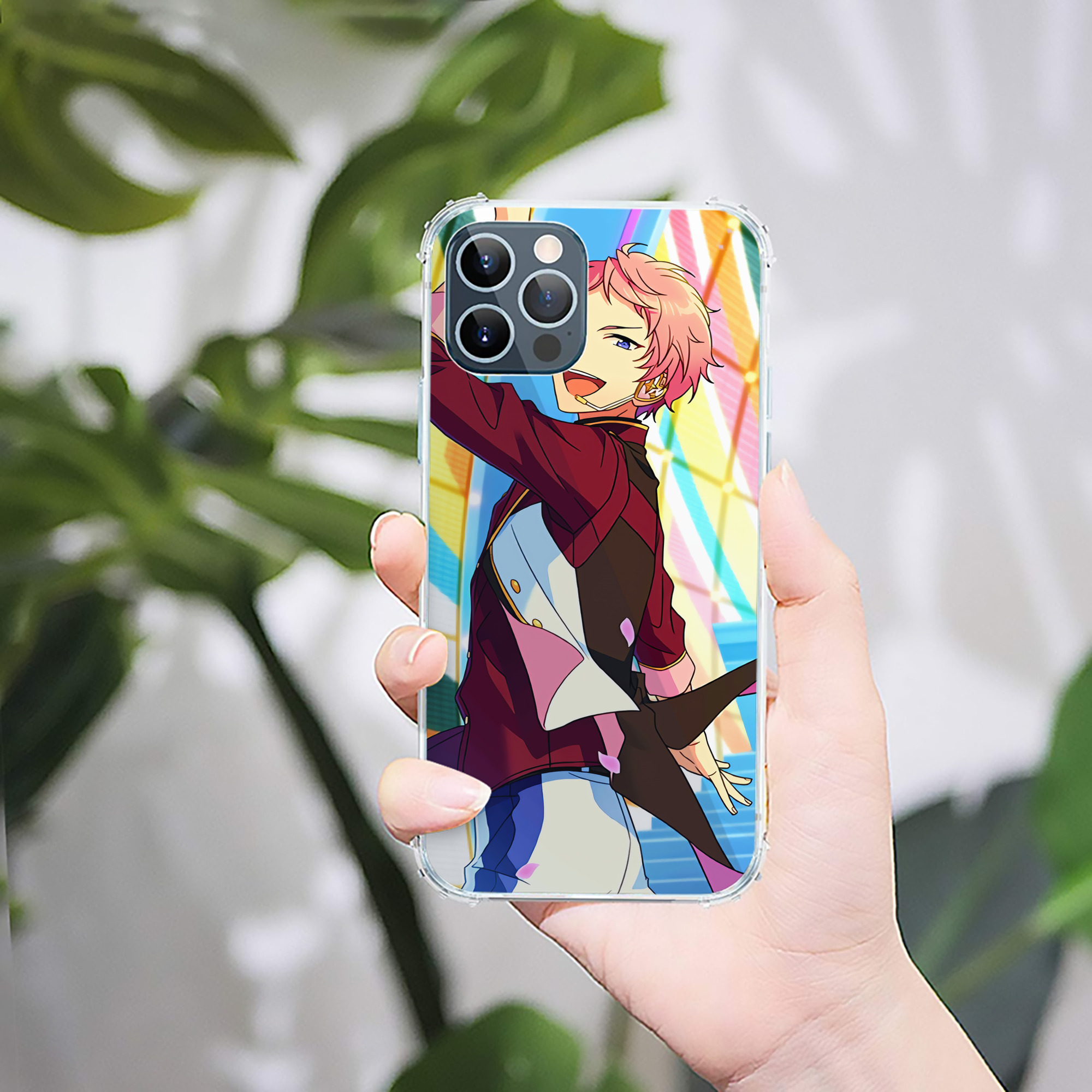 （画像用） あんさんぶるスターズ! Ensemble Stars 【iPhone 12シリーズ対応】透明スマホケース（クリアソフトケース）